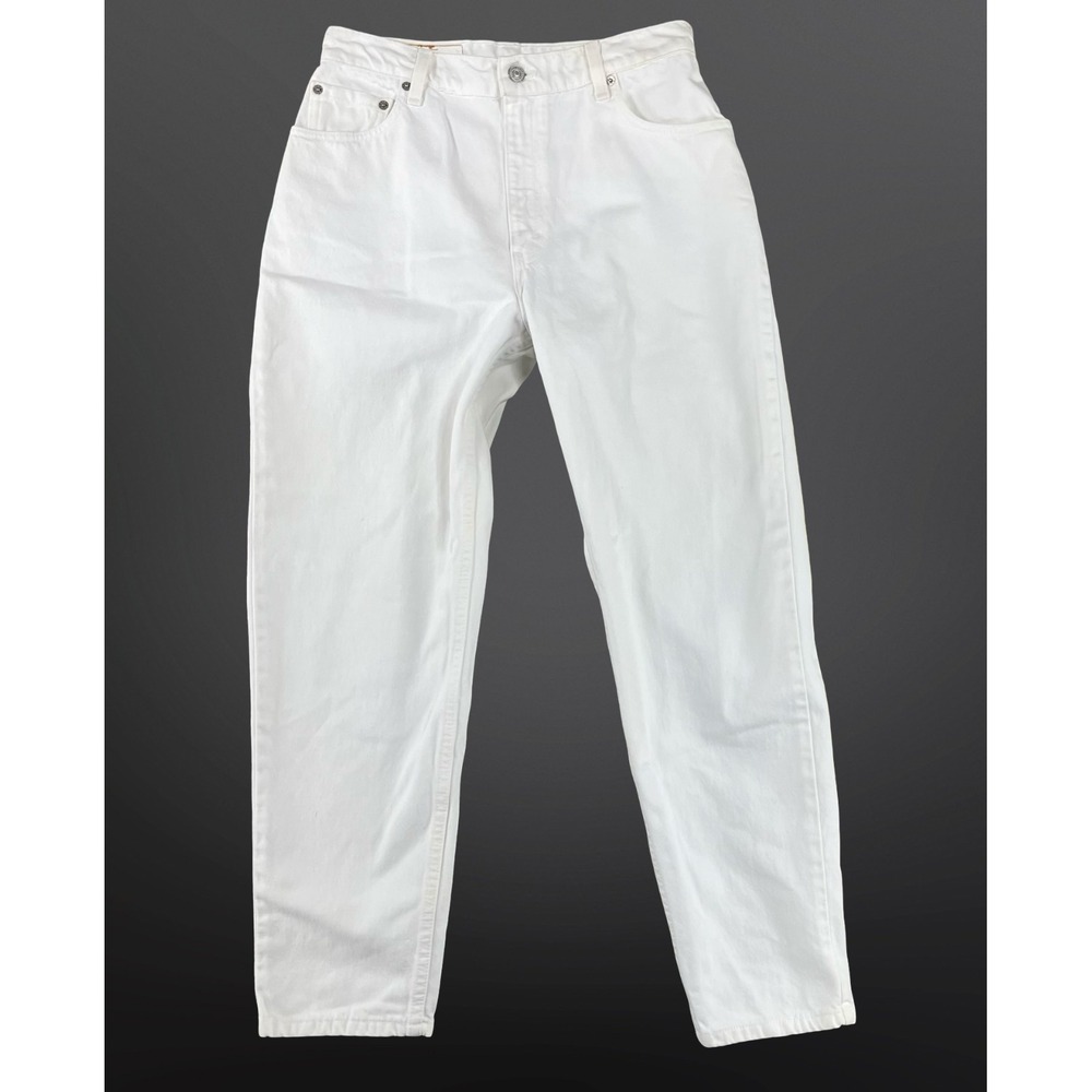 EUC Vintage 1995 Levi's 550 White Jeans Relaxed Fit Tapered 30 x 30 Made in USA